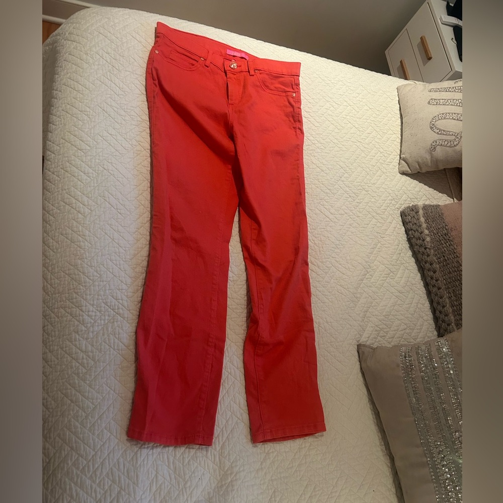 Lilly Pulitzer Red Women Jeans